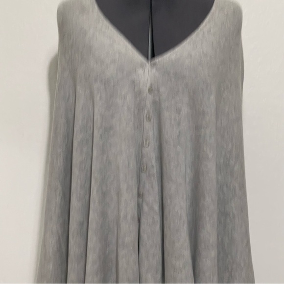 Hannah Rose Woman Grey CASHMERE Poncho Sweater Size OS - Picture 2 of 16